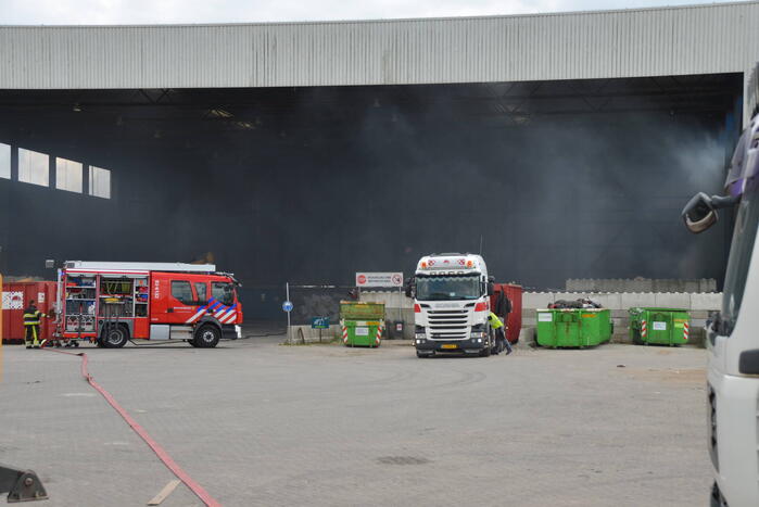 Flinke rook bij brand afvalverwerker Pre Zero