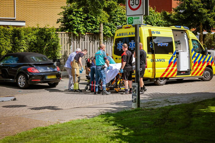 Traumahelikopter landt op voetbalveld ASC Nieuwland