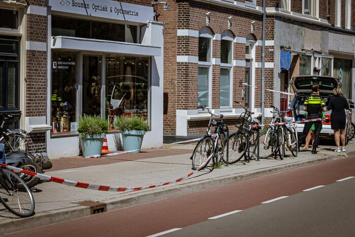 Gewelddadige overval op Bouman brillenzaak
