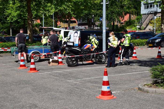 Politie neemt scooter in beslag tijdens controle