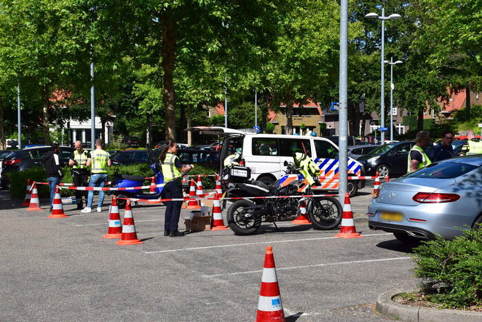Politie neemt scooter in beslag tijdens controle