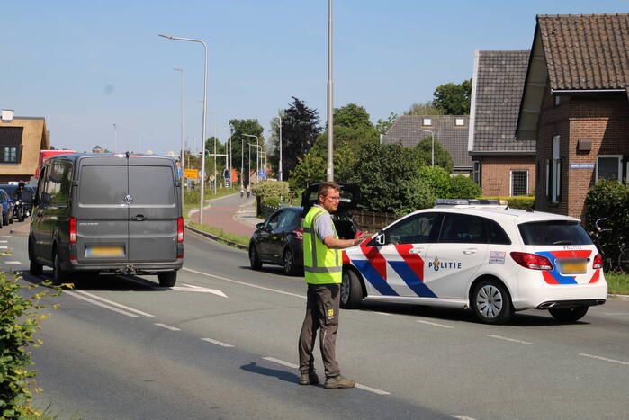 Meerdere auto's op elkaar gebotst