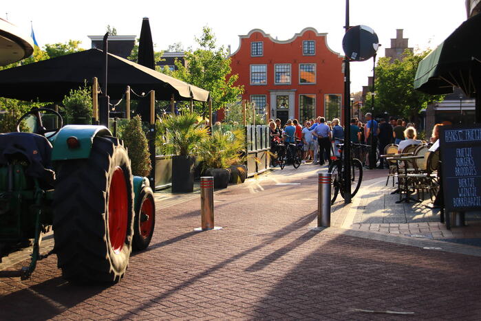 Boeren demonstreren voor stadhuis