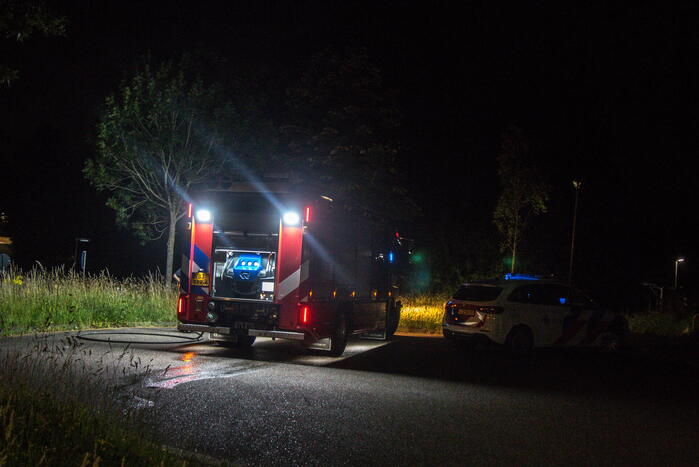 Scooter verwoest vanwege brand in Limbrichterveld