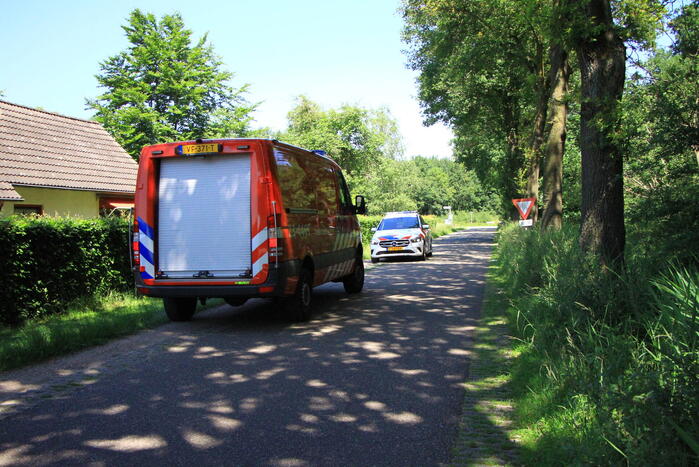 Veel rook bij verbranden van tuinafval
