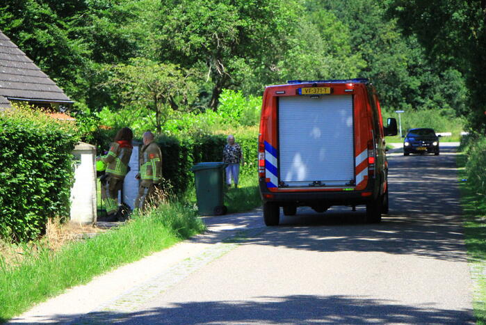 Veel rook bij verbranden van tuinafval