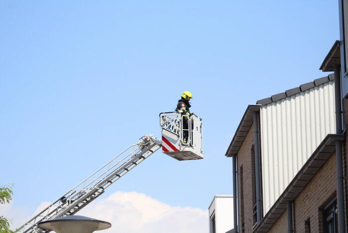 Veel rook bij brand in woning