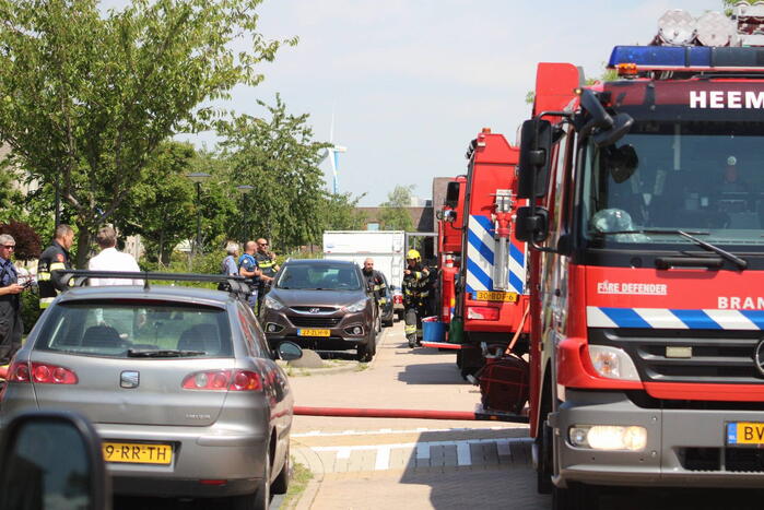 Veel rook bij brand in woning