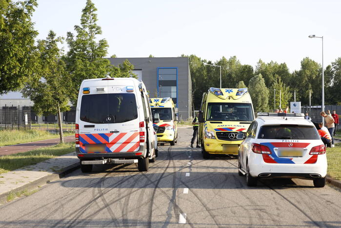 Persoon gewond na eenzijdig ongeval