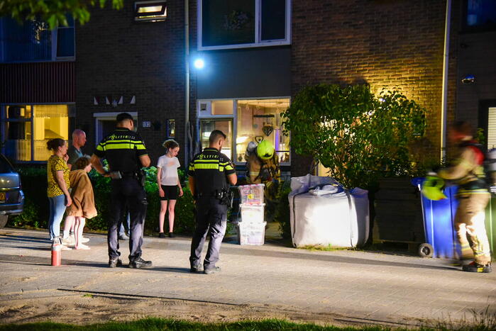 Zolderbrand snel onder controle