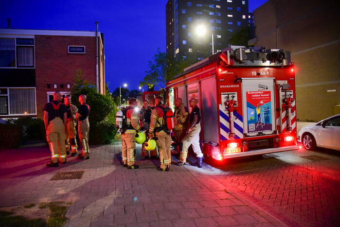 Zolderbrand snel onder controle