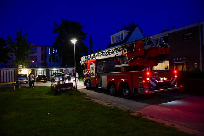 Zolderbrand snel onder controle