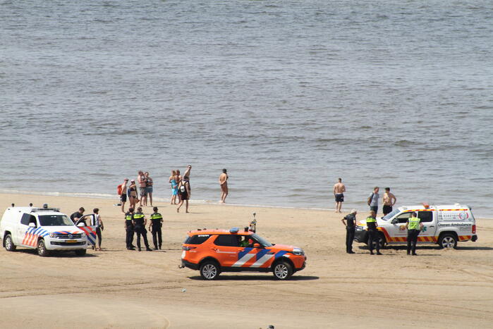 Ernstig gewonde bij ongeval strand