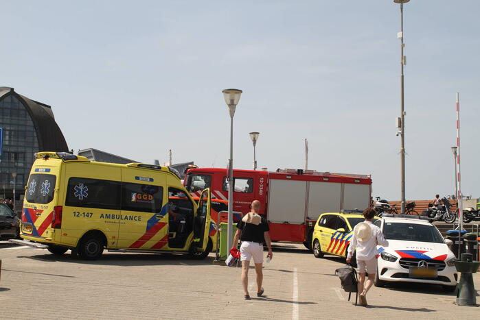 Ernstig gewonde bij ongeval strand