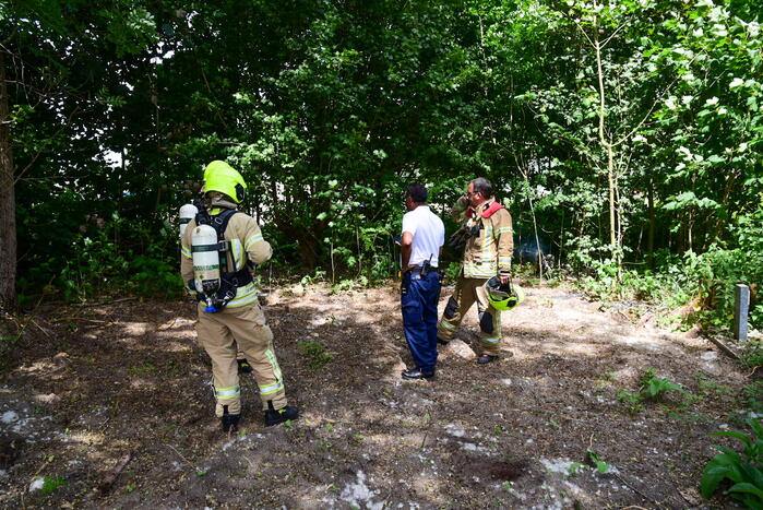 Buitenbrand in de kiem gesmoord