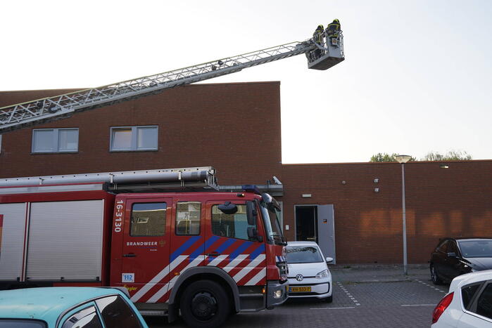 Winkel ontruimd door brandmelding