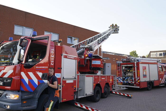 Winkel ontruimd door brandmelding