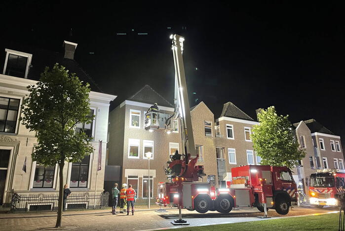 Forse rookontwikkeling bij brand in appartement