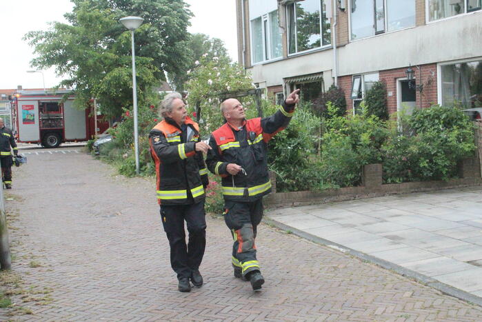 Brandweer doet onderzoek naar gaslucht