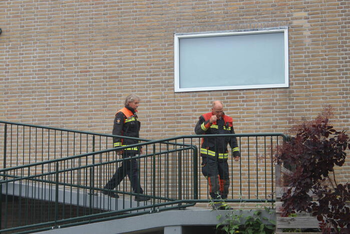 Brandweer doet onderzoek naar gaslucht