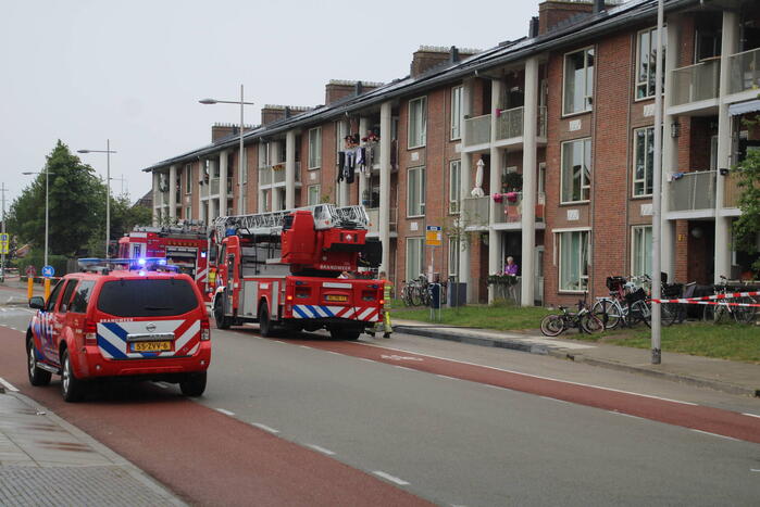 Woningbrand snel onder controle