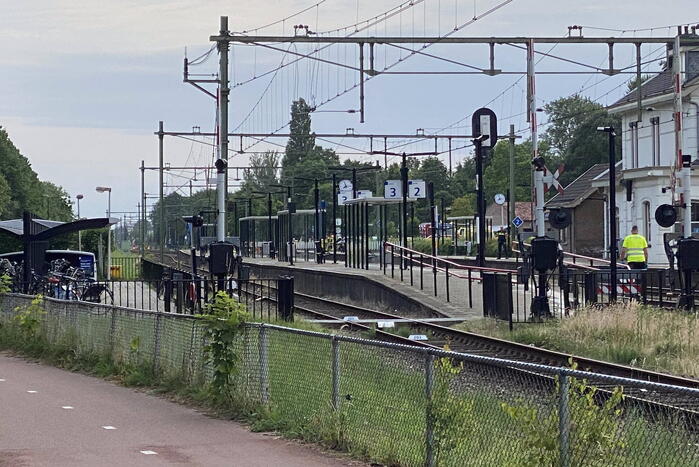 Treinverkeer stilgelegd na ongeval