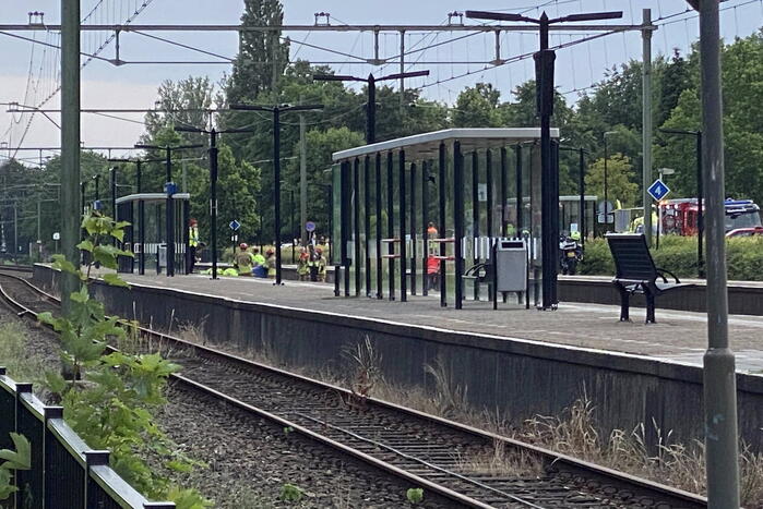 Treinverkeer stilgelegd na ongeval