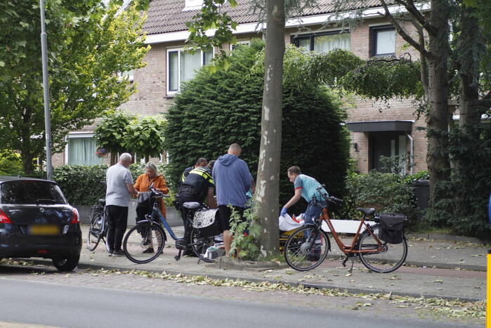 Fietser gewond na val