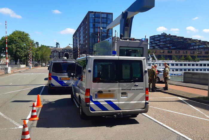 Spoorweghavenbrug afgezet vanwege inzet hulpdiensten