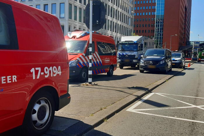 Spoorweghavenbrug afgezet vanwege inzet hulpdiensten