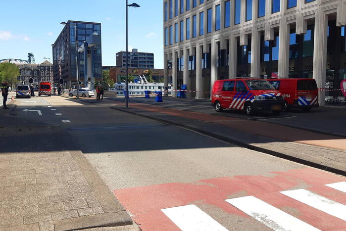 Spoorweghavenbrug afgezet vanwege inzet hulpdiensten