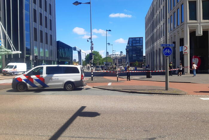 Spoorweghavenbrug afgezet vanwege inzet hulpdiensten