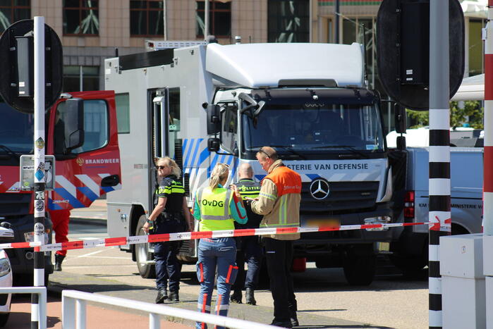 Spoorweghavenbrug afgezet vanwege inzet hulpdiensten