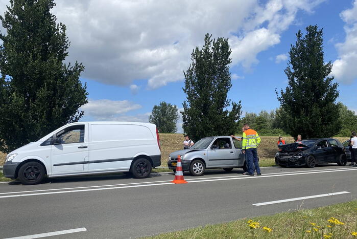Schade bij kop-staartbotsing