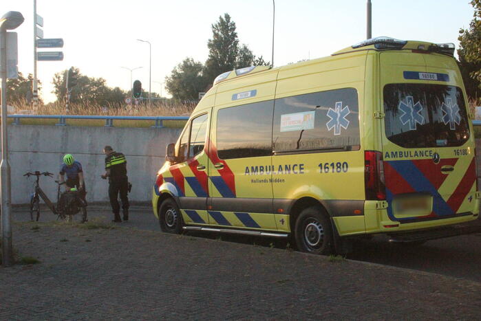 Fietser gewond bij botsing met wielrenner