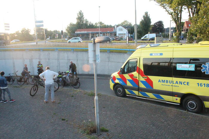Fietser gewond bij botsing met wielrenner