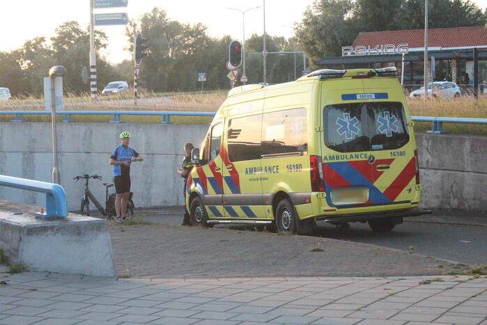 Fietser gewond bij botsing met wielrenner