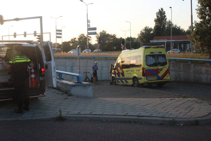 Fietser gewond bij botsing met wielrenner