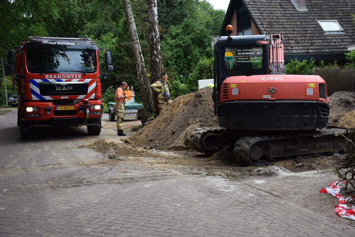 Gaslekkage door graafwerkzaamheden