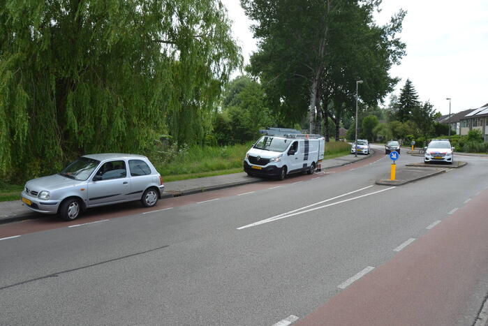 Fietser gewond bij aanrijding met auto