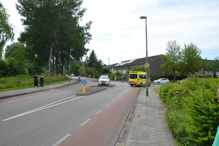 Fietser gewond bij aanrijding met auto
