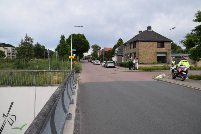 Fietser gewond bij botsing met auto