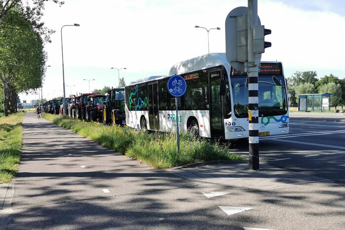 Boeren onderweg naar landelijke actie