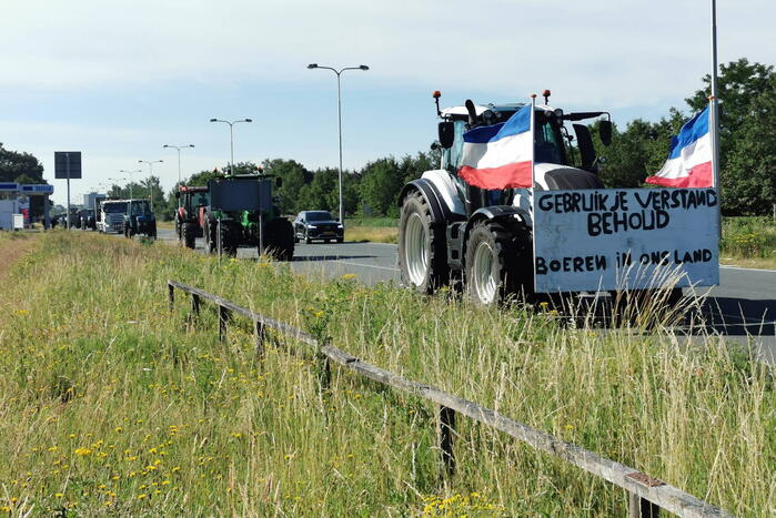 Boeren onderweg naar landelijke actie