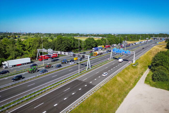 Boeren massaal onderweg naar Stroe