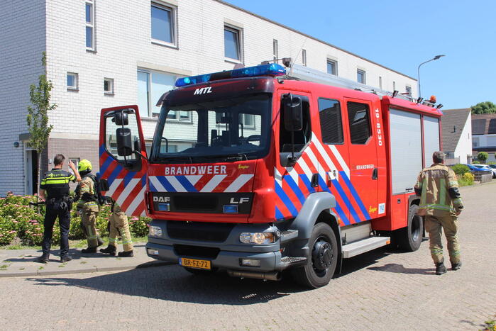 Woning vol rook door vergeten pan