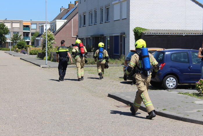 Woning vol rook door vergeten pan