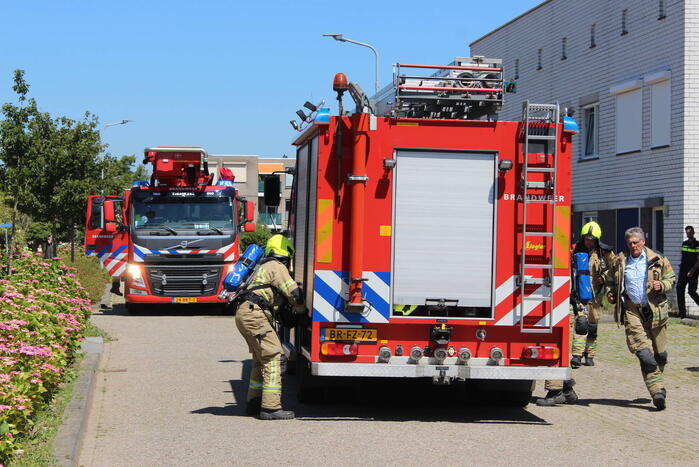 Woning vol rook door vergeten pan