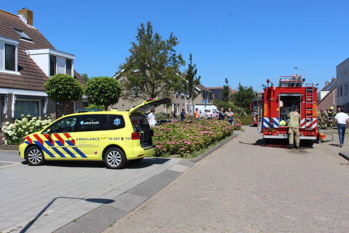 Woning vol rook door vergeten pan