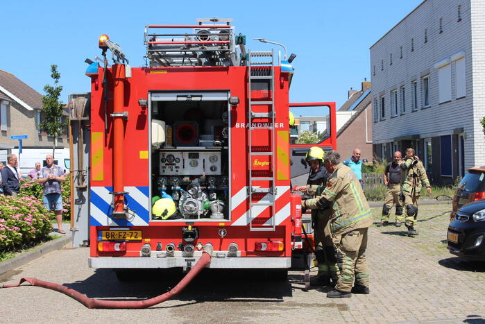 Woning vol rook door vergeten pan
